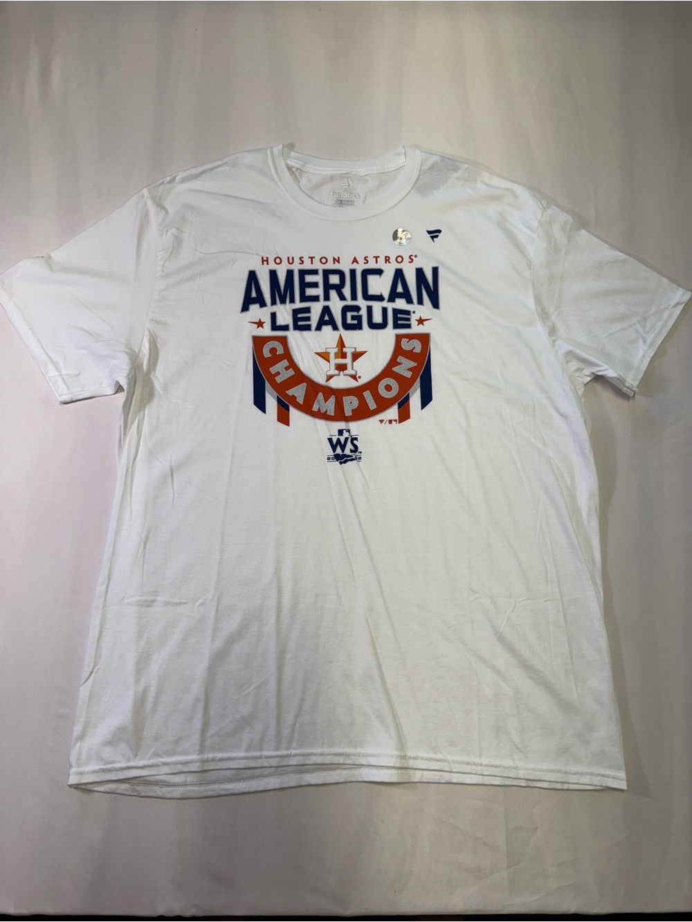 Fanatics White Houston Astros 'American League Champions' Graphic Tee